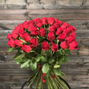 Blumenstrauß '51 rote hohe Rose'