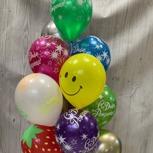 Composition of helium balloons 11 pcs