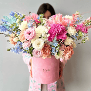 Flower box “Bubble gum” size L