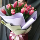 Blumenstrauß 'Fresh pink tulips'