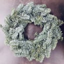 Arrangement 'New Year's wreath from spruce Nobilis'