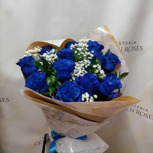 Ramo '12 Rosas Azules'
