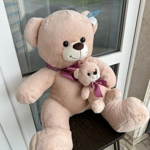 Süßer Bär mit Baby 50 cm