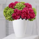 Bouquet 'Tropical holidays: Pink and green hydrangeas'
