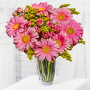 Pink Bouquet: Gerberas and Spray Roses