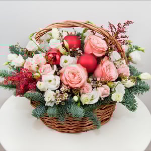 Flower basket 'Festive night'
