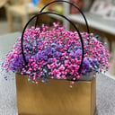 Bag with dried flowers