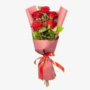 Bouquet of 5 red roses