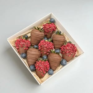 Chocolate-covered strawberries 'Classic' - 9 strawberries