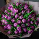 Blumenstrauß '50 lavendelfarbene doppeltblütige Tulpen'