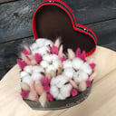 Composition of dried flowers "Heart"