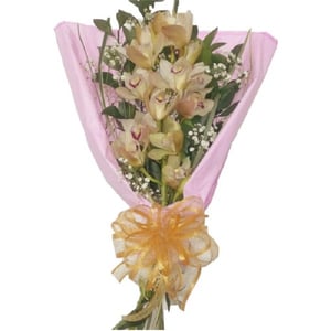 Bouquet of cymbidium orchids