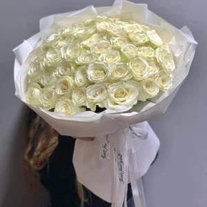 Bouquet '51 white roses'