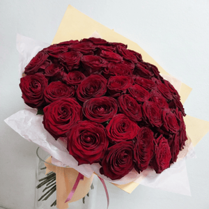 Bouquet de 51 roses rouges