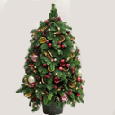 Blumenkorb 'Festliche Komposition aus Blaufichte'