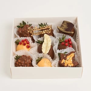 Set de fresas cubiertas de chocolate «Para el Profesor»