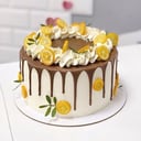 Bird's milk cake with kumquat