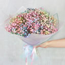 Air bouquet of gypsophila