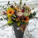 Caja de flores 'Primera mariposa'