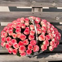 Blumenkorb '101 roses in a basket'