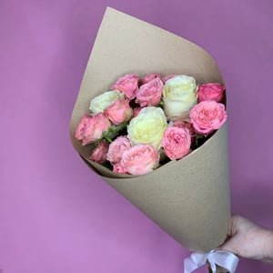 A small bouquet of roses