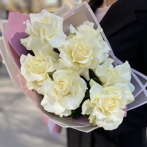 Bouquet '7 French white roses'