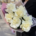 Bouquet '7 French white roses'