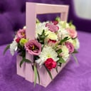 Caja con flores