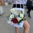 Caja de flores 'Bolso "Fantasía"'