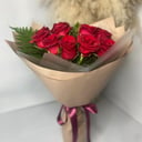 Bouquet 'Red roses with greenery'