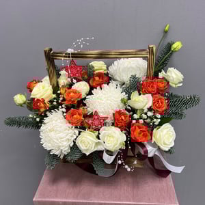 Caja de flores 'Con amor'