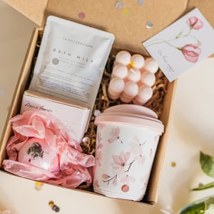 Подарочный набор "Розовое шампанское"