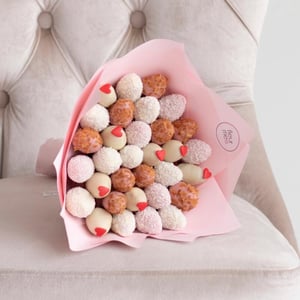 Bouquet de fraises au chocolat "Frese" S