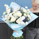 Bouquet of Roses, Lisianthus and Chrysanthemums
