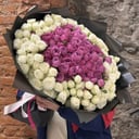 Bouquet of peony-flowered shrub roses – assorted colors