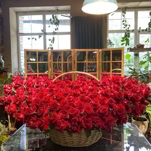 151 французская роза в корзине 🔥❤️