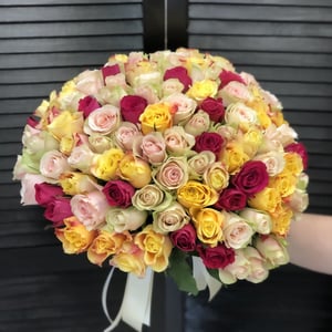 Blumenstrauß '101 rose 40 cm'