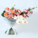 Elegant Mixed Rose and Orchid Bouquet De