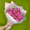 Bouquet with peony roses