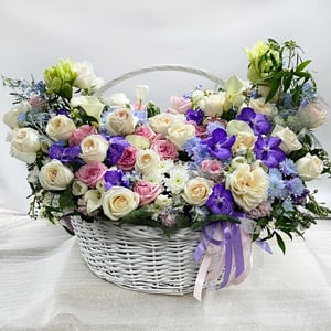 Flower basket 'Floral deluxe'