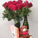 Elegant composition with wine