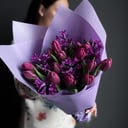 Bouquet '20 Lavender Double Tulips and Hyacinths'