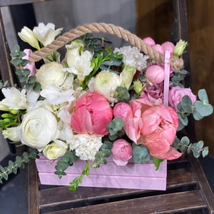 Flower box 'Peony happiness'