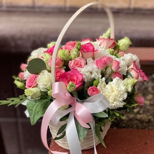 Flower basket 'Alba'