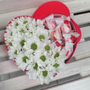 Blumen und Süßigkeiten