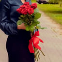 Bouquet 'Rose red 7 pcs Premium'