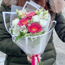 Ramo de Gerber, Lisianthus y Alstroemeria