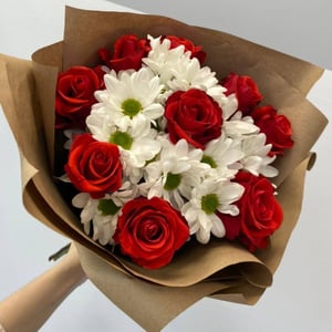 Roses and Chrysanthemums