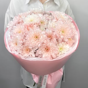Ramo 'Mono-bouquet of chrysanthemum "Juliet"'