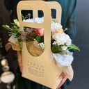 Trendy Bag with Flowers